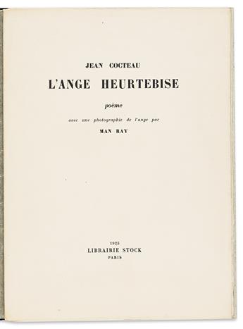 JEAN COCTEAU (1889-1963) & MAN RAY (1890-1976) LAnge Heurtebise. 1925.